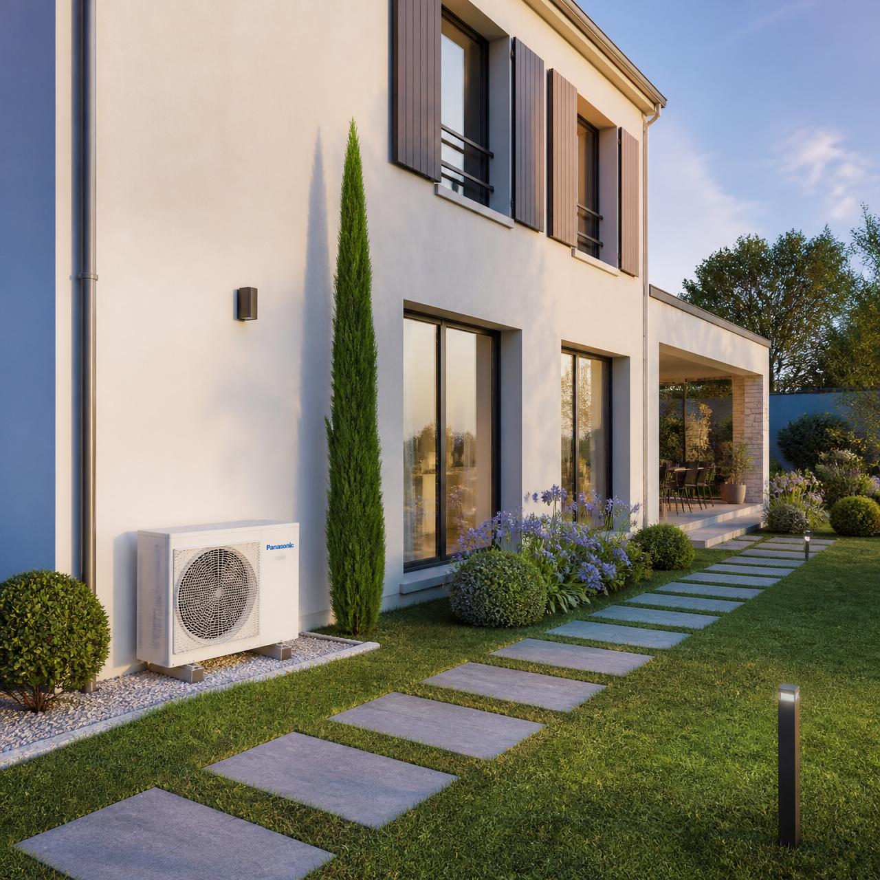 Maison contemporaine équipée d'une PAC Air/Air